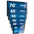 TH6564MIS-B2AG - iiyama ProLite TH6564MIS, AG, 164 cm (64,6 ''), infrarossi, Full HD, nero