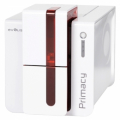 PM1H0000LS - Evolis Primacy, monofacciale, 12 punti / mm (300 dpi), USB, Ethernet, disp., Rosso
