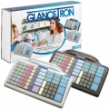 JK-8031U0X-01 - Tastiera Glancetron 8031, num., RS232, PS / 2, kit, bianco